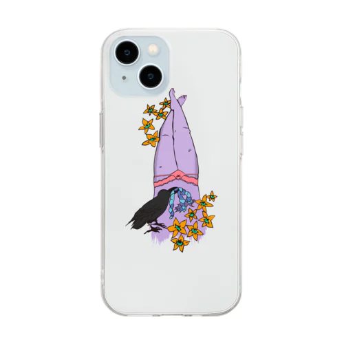 Flower body Soft Clear Smartphone Case