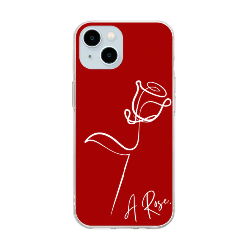 A Rose. Soft Clear Smartphone Case