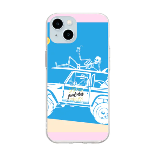 BEACH４ Soft Clear Smartphone Case