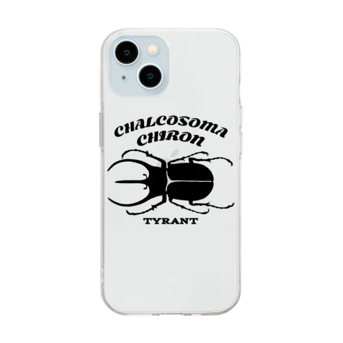 コーカサスオオカブト Soft Clear Smartphone Case