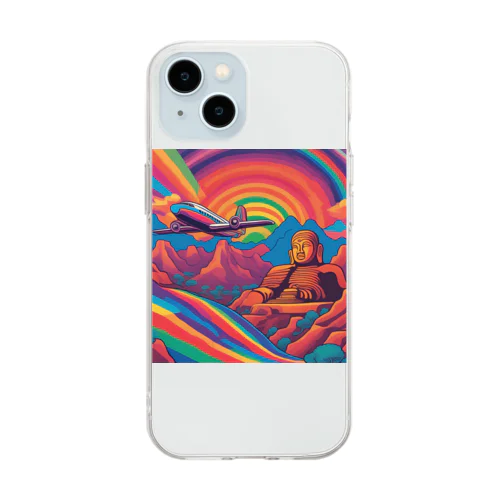 Psychedelic history mix 3 Soft Clear Smartphone Case