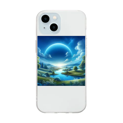 サファイア・スカイズ Soft Clear Smartphone Case