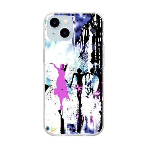 new york dancer Soft Clear Smartphone Case