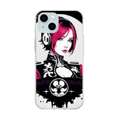 Cyberpunk DJ girl Soft Clear Smartphone Case