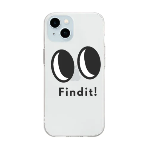 Findit！ロゴ Soft Clear Smartphone Case