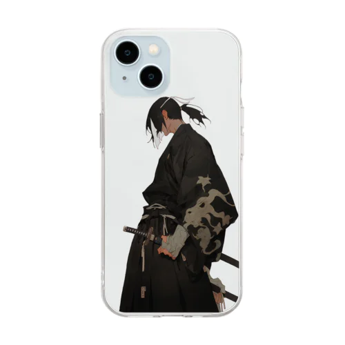 名も無き侍 Soft Clear Smartphone Case