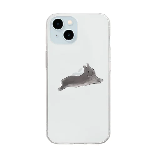 のんびりなもちまる Soft Clear Smartphone Case