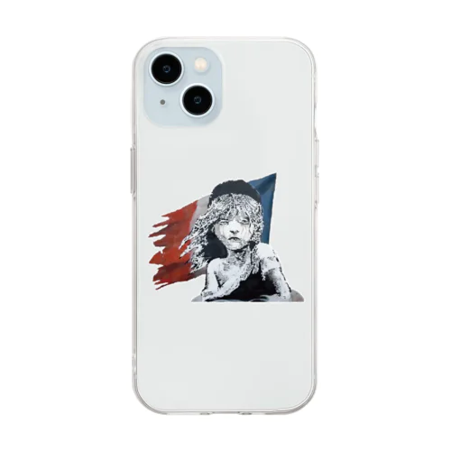 レ・ミゼラブル Soft Clear Smartphone Case