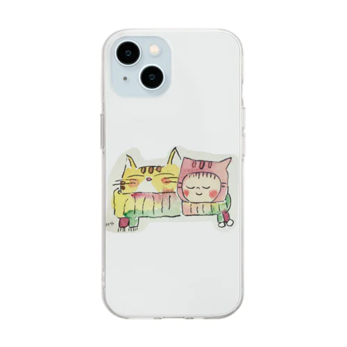 ほんわかしよう Soft Clear Smartphone Case