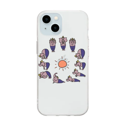 ganesha × sunsultation Soft Clear Smartphone Case