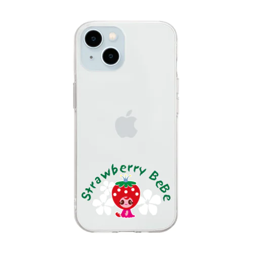 いちごのお姫さまStrawberry BeBe🍓ストロベリーべべ Soft Clear Smartphone Case