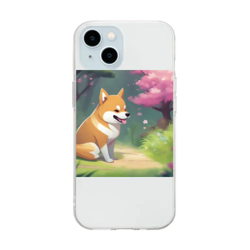 ゆるしば Soft Clear Smartphone Case