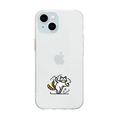 カロヤカネコ Soft Clear Smartphone Case