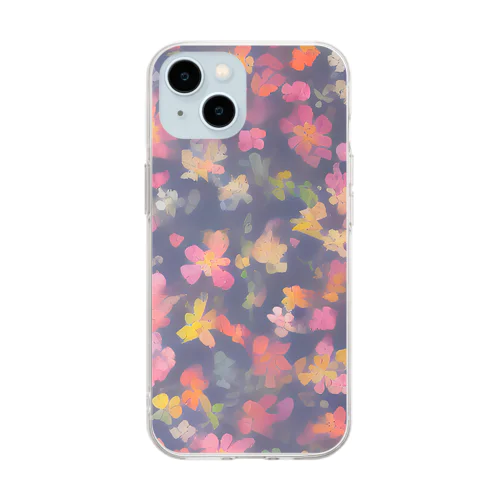 Flower Soft Clear Smartphone Case