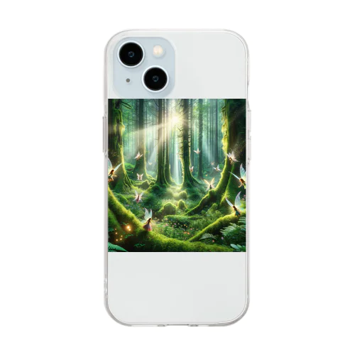 森の妖精シリーズ1 Soft Clear Smartphone Case