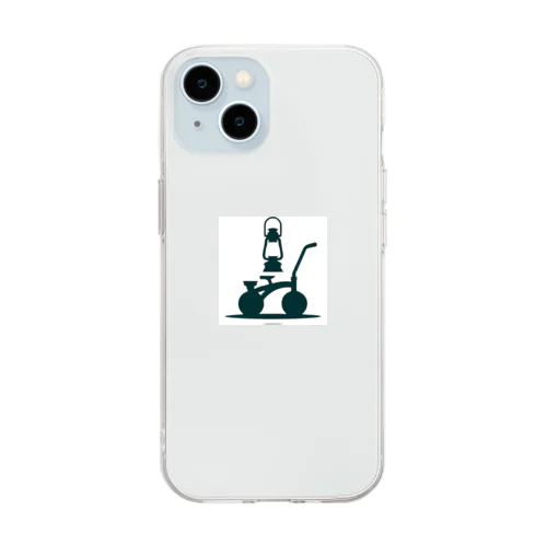 レトロリーフ Soft Clear Smartphone Case