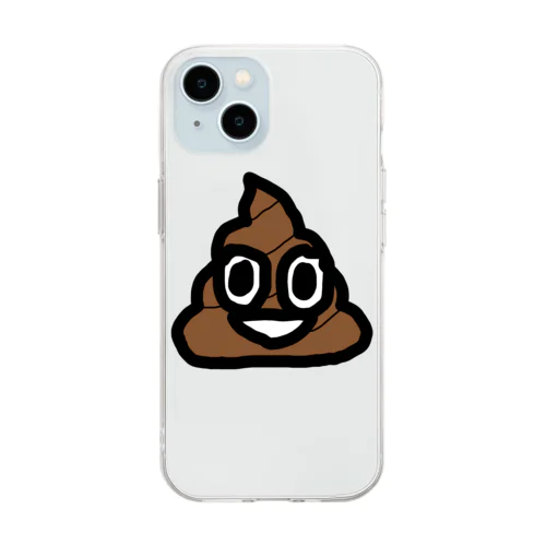 💩うんち Soft Clear Smartphone Case