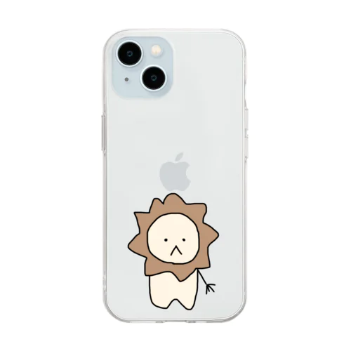 らいおんのりおん Soft Clear Smartphone Case