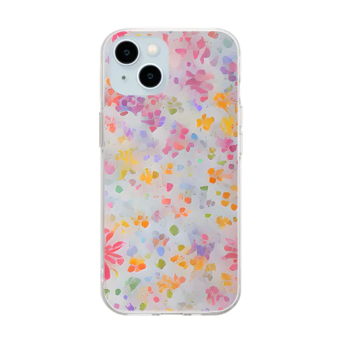 Flower Soft Clear Smartphone Case