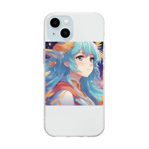 キボウ Soft Clear Smartphone Case