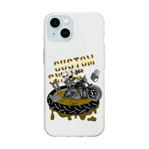 カスタムスワンプ（色変更可能） Soft Clear Smartphone Case