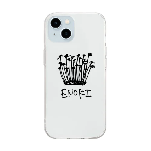 雑ENOKI Soft Clear Smartphone Case