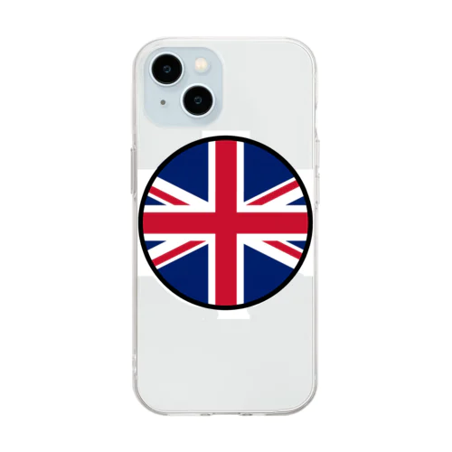 イギリス England United Kingdom Great Britain Soft Clear Smartphone Case