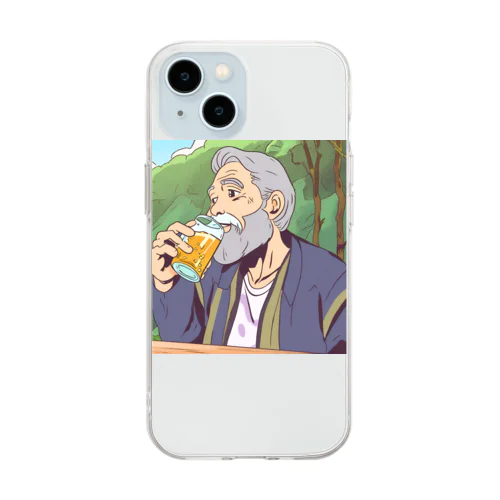 森のイケオジグッズ Soft Clear Smartphone Case