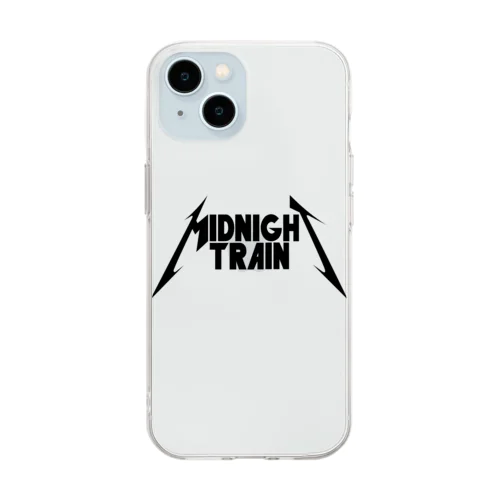 黒ロゴ Soft Clear Smartphone Case