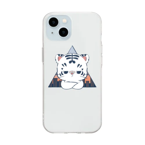 やさぐれKOTARO Soft Clear Smartphone Case