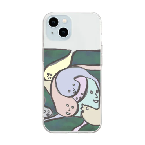 カルマくん Soft Clear Smartphone Case