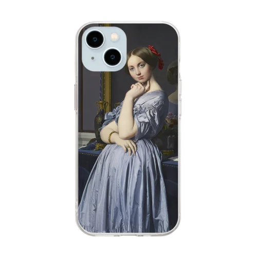 ドーソンヴィル伯爵夫人の肖像 / Portrait of Comtesse d'Haussonville Soft Clear Smartphone Case