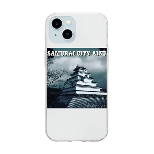 SAMURAI CITY AIZU 鶴ヶ城グッズ Soft Clear Smartphone Case