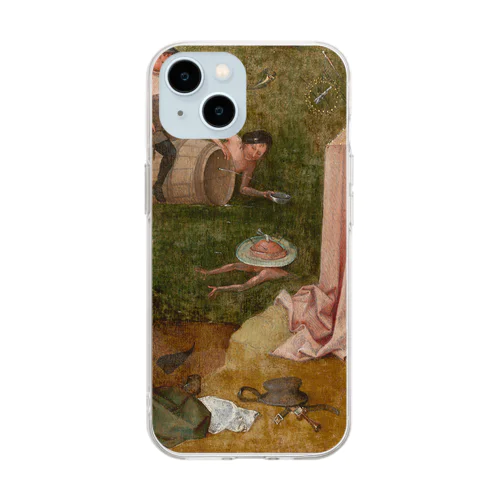 大食と快楽の寓意 / Allegory of Intemperance Soft Clear Smartphone Case