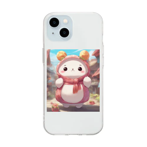 ぷにうさ Soft Clear Smartphone Case