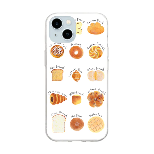 BAKERY_W　スマホケース Soft Clear Smartphone Case