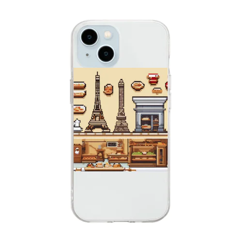 パリからパンへの愛を込めて Soft Clear Smartphone Case