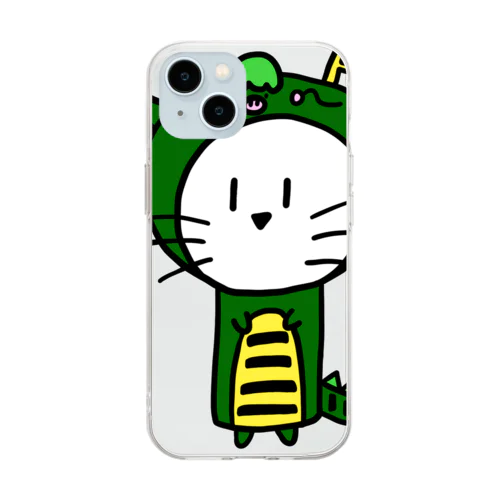 ねこ日和（辰） Soft Clear Smartphone Case