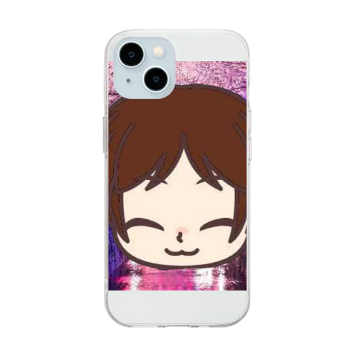 おかずちゃん似顔絵２ Soft Clear Smartphone Case