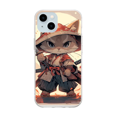 Neko Samurai Soft Clear Smartphone Case
