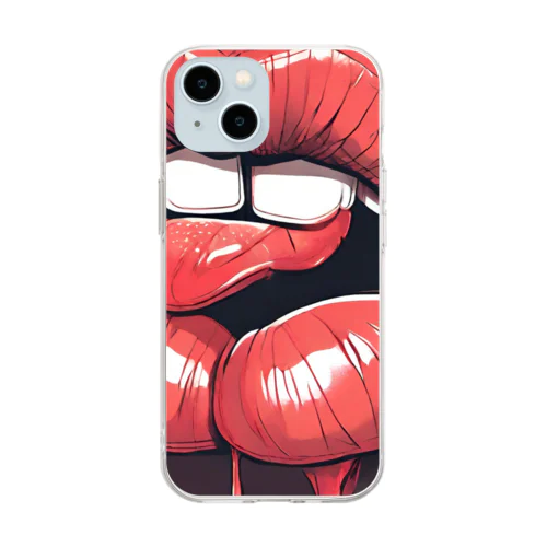 lips Soft Clear Smartphone Case