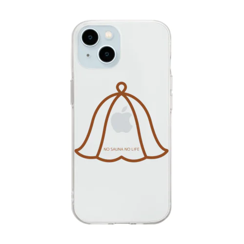 NO SAUNA NO LIFEシリーズ Soft Clear Smartphone Case