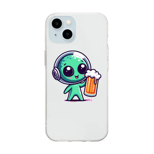 宇宙人の酒場放浪記 Soft Clear Smartphone Case