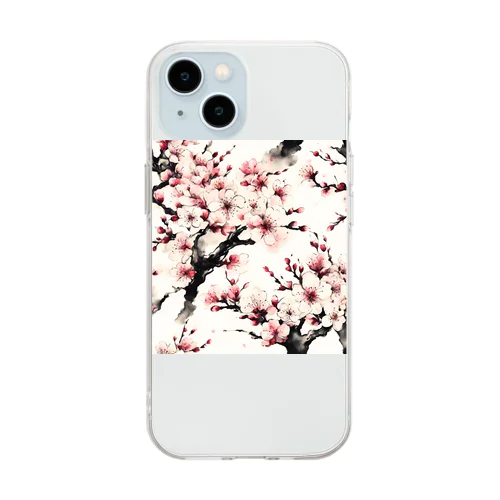 sakura. Soft Clear Smartphone Case