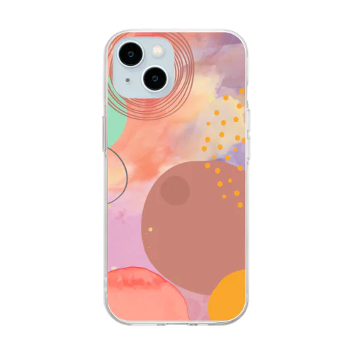 suisai art Soft Clear Smartphone Case