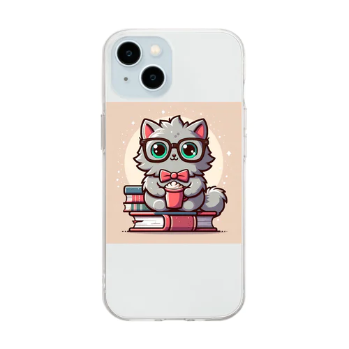 癒し猫 Soft Clear Smartphone Case