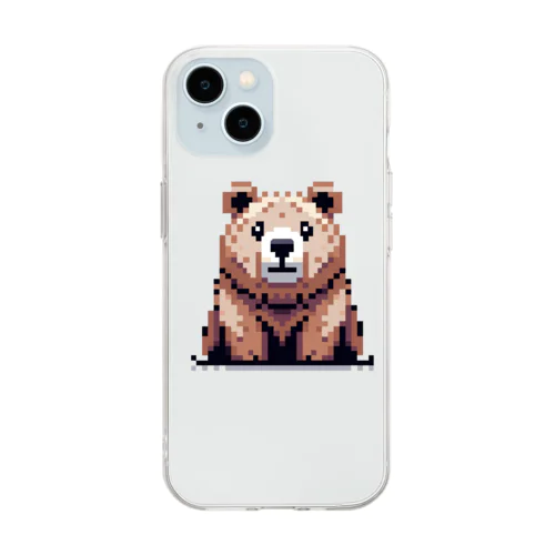 baird bear /type.1 Soft Clear Smartphone Case