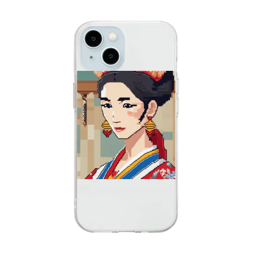 琉球伝説の美女 Soft Clear Smartphone Case