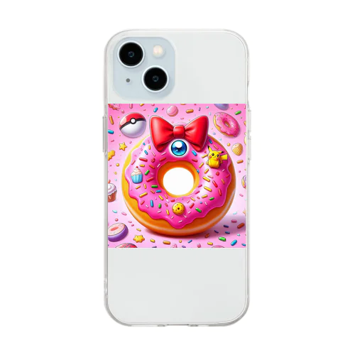 ドナピカチュウ Soft Clear Smartphone Case