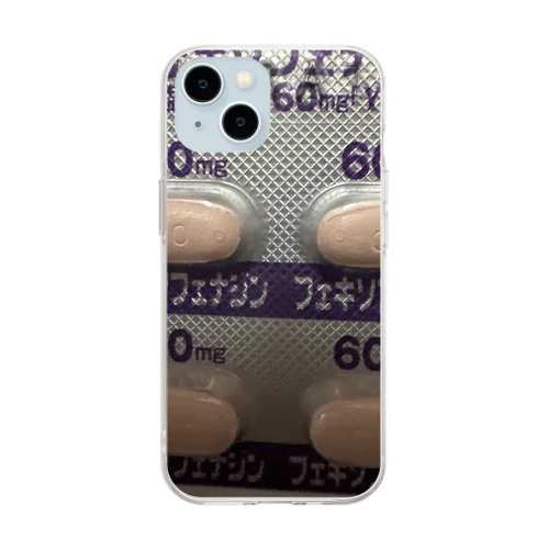 くすり Soft Clear Smartphone Case